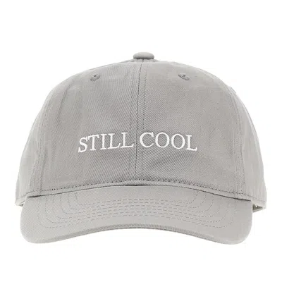 Idea Rganic Cotton Embroidered Baseball Cap In Gray