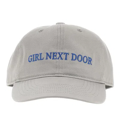 Idea Rganic Cotton Embroidered Baseball Cap In Gray