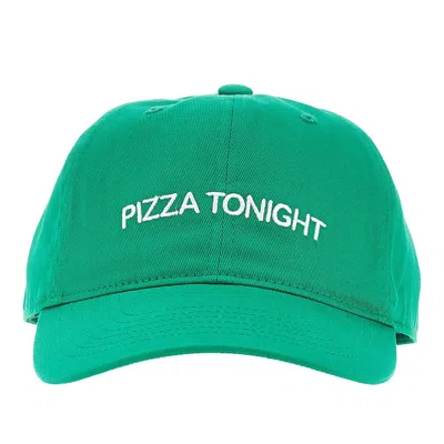 Idea Rganic Cotton Embroidered Baseball Cap In Green
