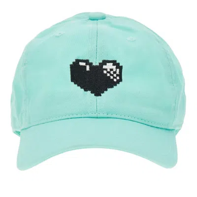 Idea Rganic Cotton Embroidered Baseball Cap In Green