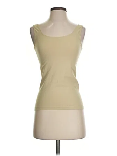 Pre-owned Idea Tank Top Tan Strapless Neckline Tops