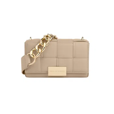 Ideal Of Sweden Women's Braided Cross Body Bag In Camel In Brown