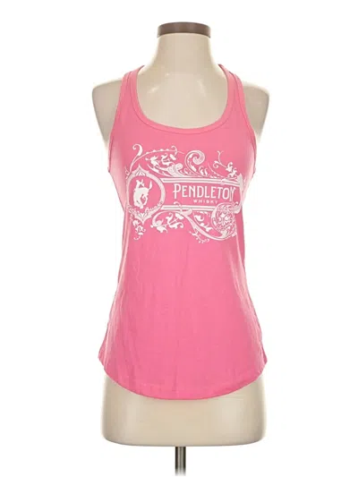 Pre-owned Ideal T Tank Top Pink Halter Neckline Tops