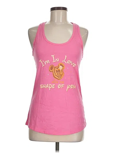 Pre-owned Ideal T Tank Top Pink Halter Neckline Tops