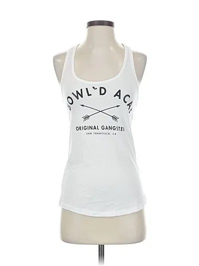 Pre-owned Ideal T Tank Top White Halter Neckline Tops