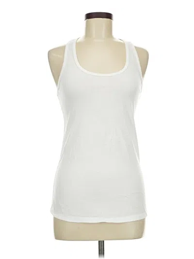 Pre-owned Ideal T Tank Top White Halter Neckline Tops