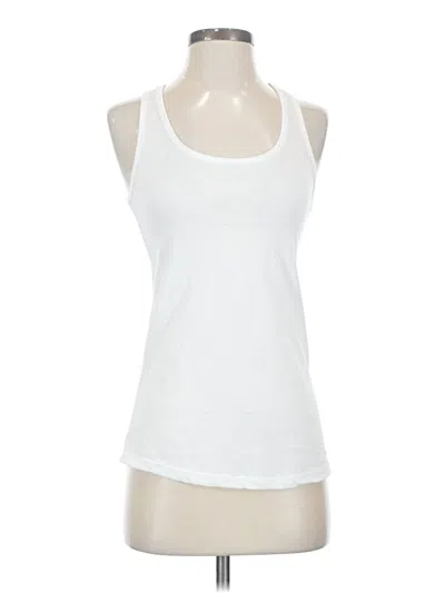 Pre-owned Ideal T Tank Top White Halter Neckline Tops