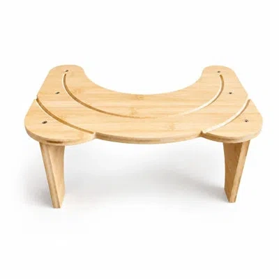 Idealhouse Bamboo Toilet Stool, 7 Inch Poop Stool, Non-slip