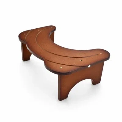 Idealhouse Bamboo Toilet Stool, 7 Inch Poop Stool, Non-slip In Brown