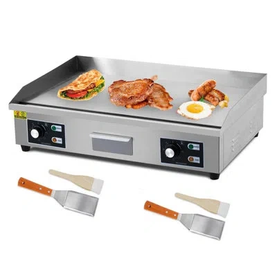 Idealhouse Electric Griddle 29 In Commercial Stainless Steel Flat Top Grill In Silver