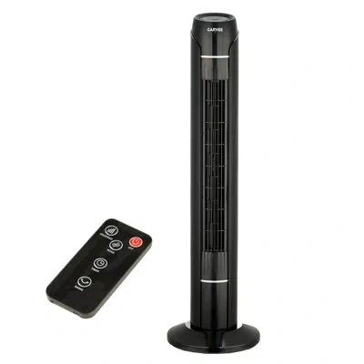 Idealhouse Tower Fan With Upgraded Dc Motor, 56db Quiet 36 In Floor Fan For Bedroom, 18ft/s Airflow, 60° Oscill In Black