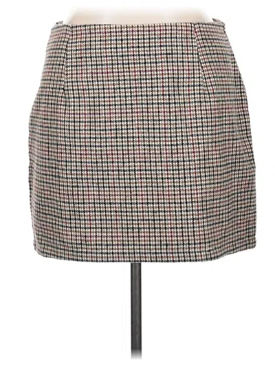 Pre-owned Idealsanxun Casual Skirt In Brown