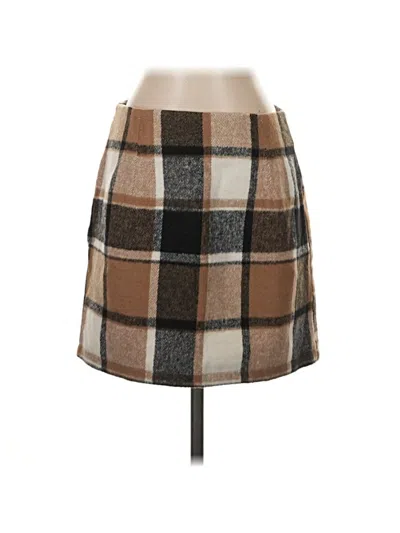 Pre-owned Idealsanxun Casual Skirt In Brown