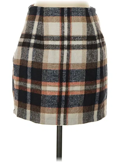 Pre-owned Idealsanxun Casual Skirt In Brown