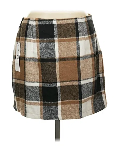 Idealsanxun Casual Skirt In Brown