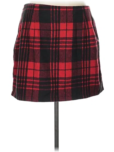 Pre-owned Idealsanxun Casual Skirt In Red