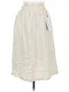 Idealsanxun Casual Skirt In White