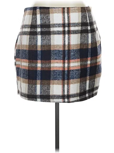 Pre-owned Idealsanxun Casual Skirt In White