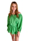 IDEM DITTO A TOUCH OF SUGAR ROMPER IN GREEN