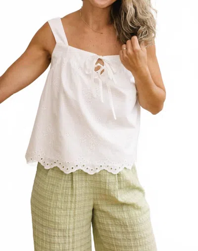 Idem Ditto Bowie Top In White