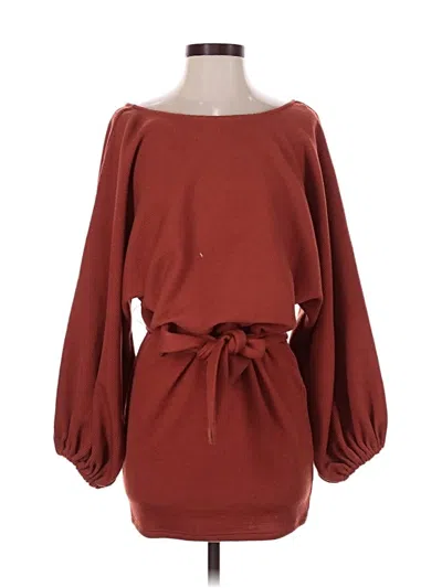 Pre-owned Idem Ditto Casual Dress In Orange