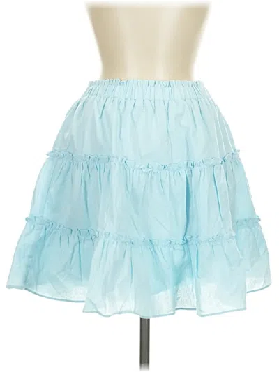 Pre-owned Idem Ditto Casual Skirt In Blue