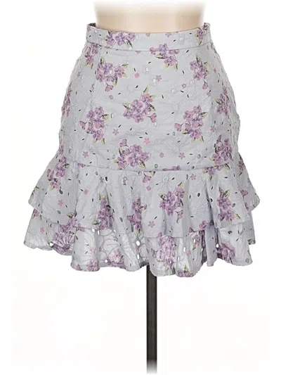 Pre-owned Idem Ditto Casual Skirt In Gray