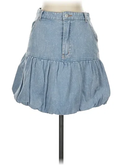 Pre-owned Idem Ditto Denim Skirt In Blue