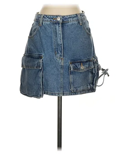 Pre-owned Idem Ditto Denim Skirt In Blue