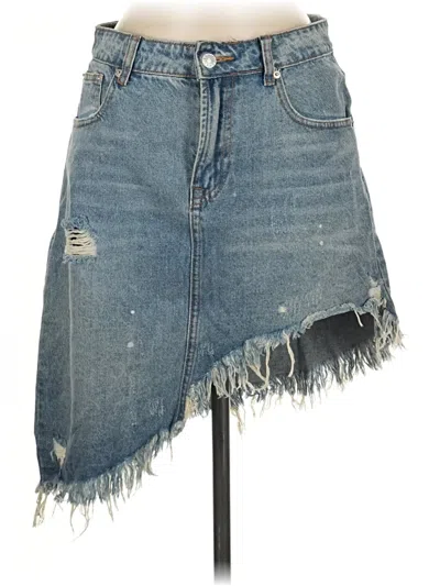 Pre-owned Idem Ditto Denim Skirt In Blue