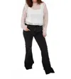 Idem Ditto Diagonal Sequin Crop Top In White In White