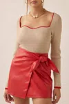 Idem Ditto Kiara Long-sleeves Knit Top In Taupe In Grey