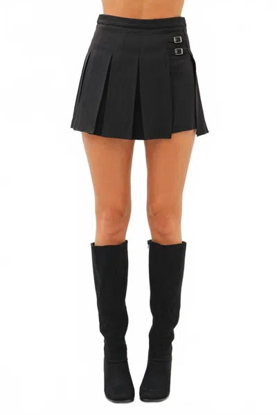 Idem Ditto Sorority Girl Skort In Black