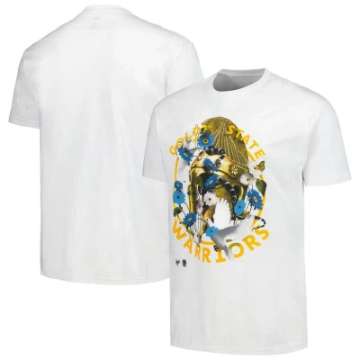 Identify Artist Series Unisex Nba X Kathy Ager White Golden State Warriors  T-shirt