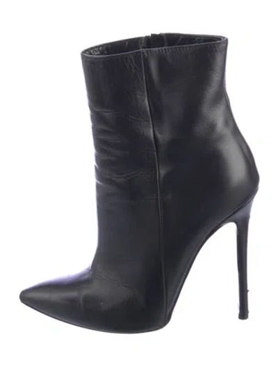 Pre-owned Identità Leather Boots In Black