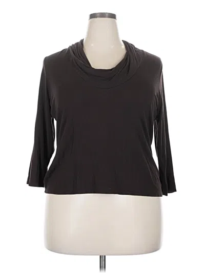 Pre-owned Ideology 3/4 Sleeve T-shirt In Black