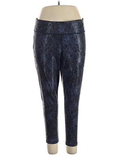 Pre-owned Ideology Active Pants In Blue