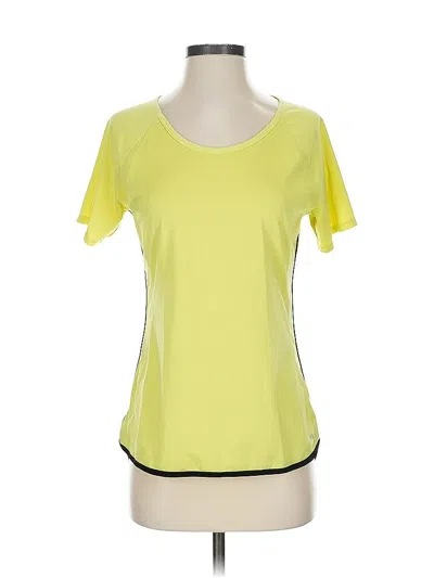Pre-owned Ideology Active T-shirt In Yellow