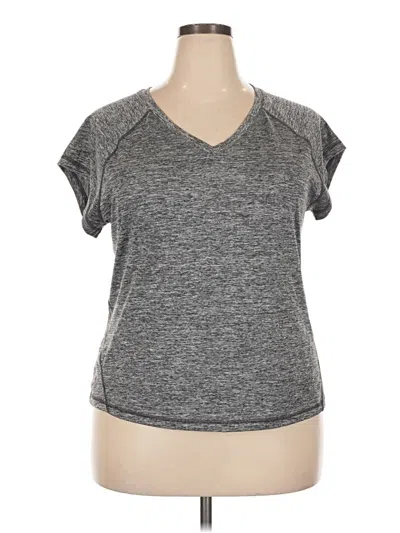 Pre-owned Ideology Active T-shirt In Gray