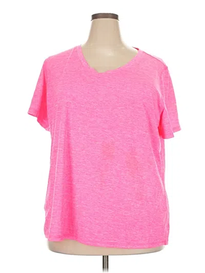 Pre-owned Ideology Active T-shirt In Pink