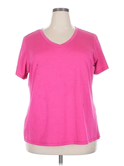 Pre-owned Ideology Active T-shirt In Pink