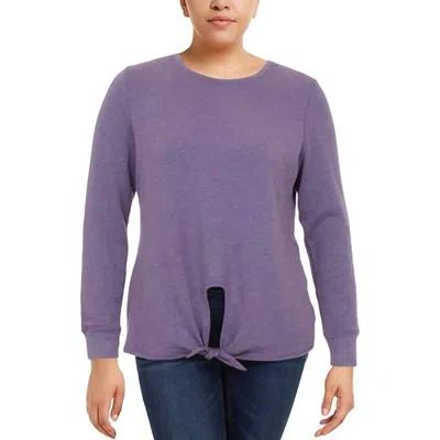 Ideology Activewear Fitness Training Sweatshirt In Montana Grape In Purple