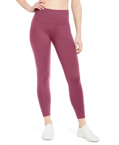 Ideology Activewear High-waist Side-pocket 7/8 Leggings In Malaga In Pink