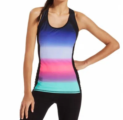 Ideology Activewear Hourglass Ombre Tank Top In Black
