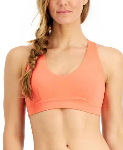 Ideology Activewear Low Impact Sports Bra In Guava Flow In Multi