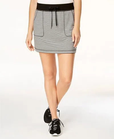 Ideology Activewear Plus Size Fitness Striped Short Skirt In Classic Stripe In Multi