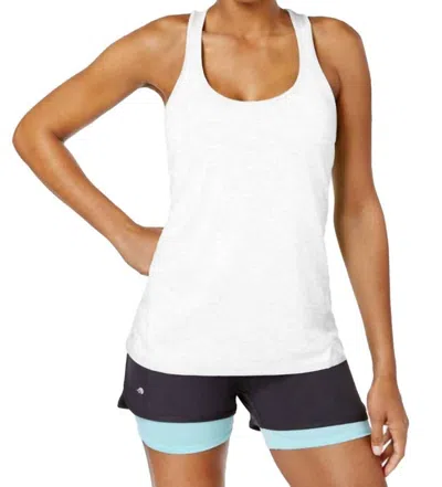Ideology Activewear Rapidry Heathered Racerback Tank Top In Bright White