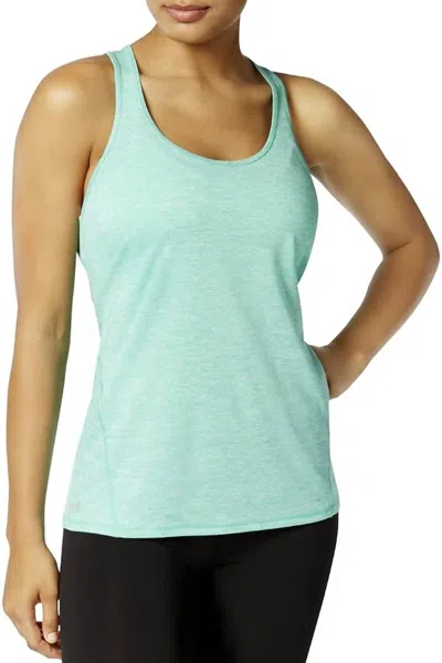 Ideology Activewear Rapidry Heathered Racerback Tank Top In Green