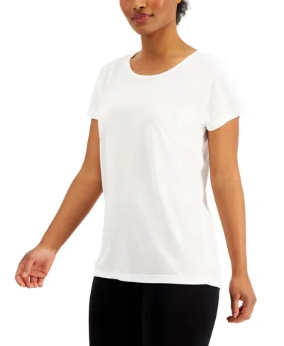 Ideology Activewear Scoop-neck T-shirt In Bright White