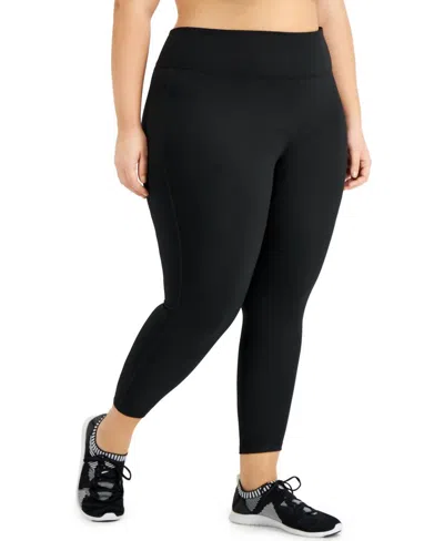 Ideology Activewear Sweat Set Leggings In Black Charcoal